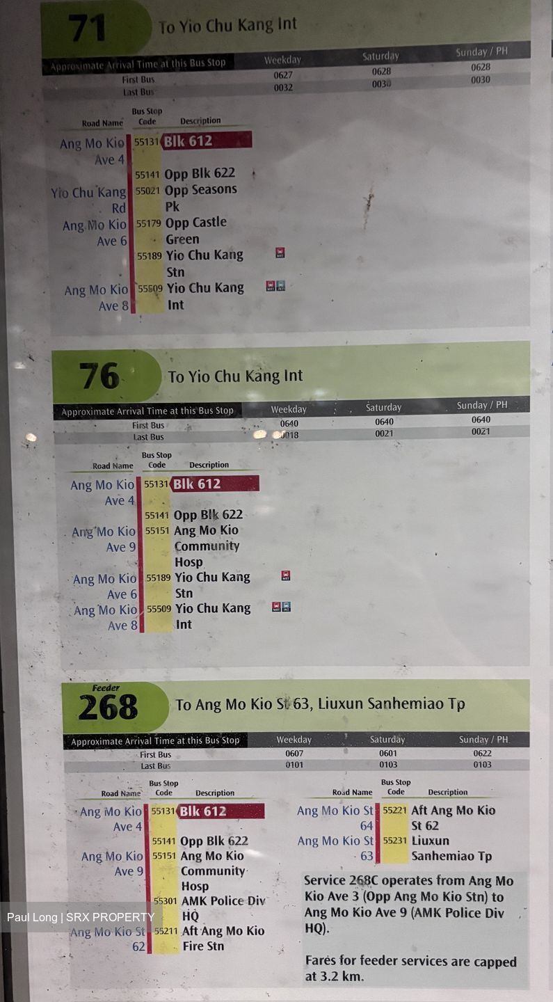 Blk 612 Yio Chu Kang Green (Ang Mo Kio), HDB 4 Rooms #510040311